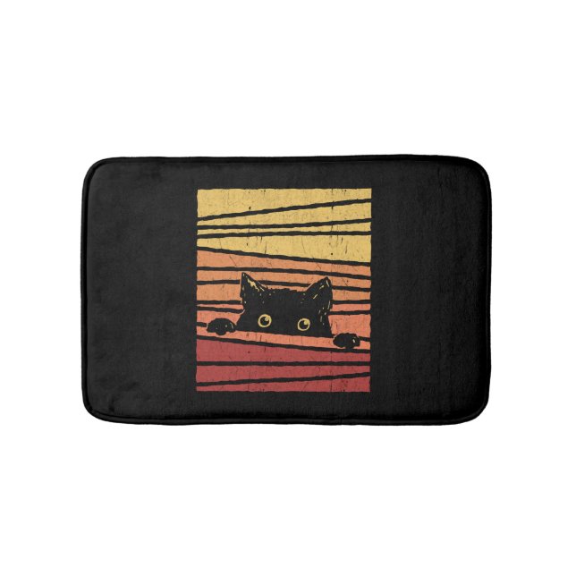 Black Cat                        Bath Mat (Front)