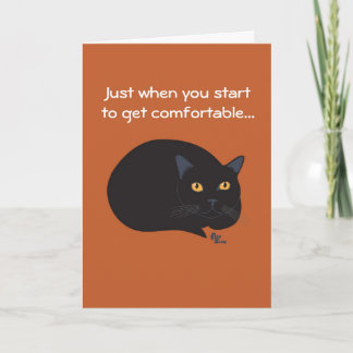 Black Cat Birthday Card