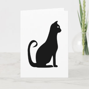 Black Cat Birthday Card
