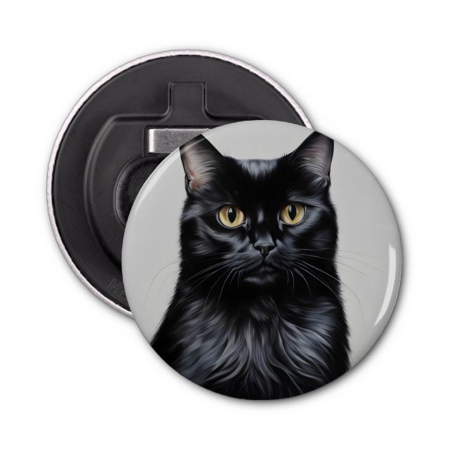 Black Cat Bottle Opener (Front)