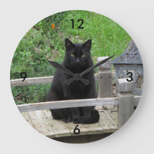 Black Cat Bridge Wall Clock