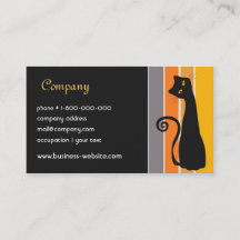 Black Cat Business Card