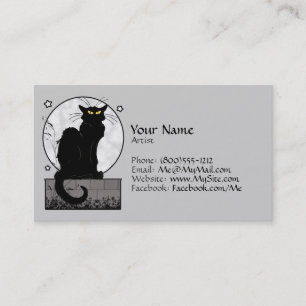 'Black Cat' Business Card