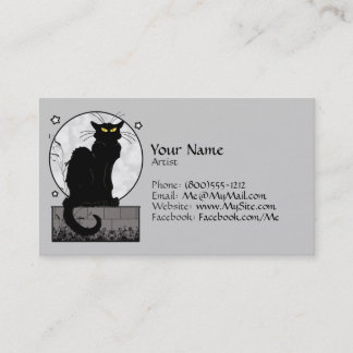 'Black Cat' Business Card