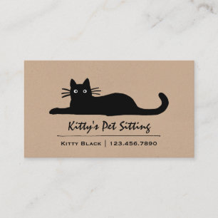 Black Cat Business Card