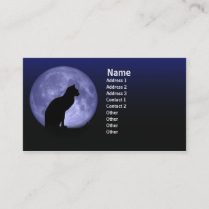 Black Cat business cards