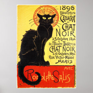 Black Cat Cabaret, Steinlen Poster