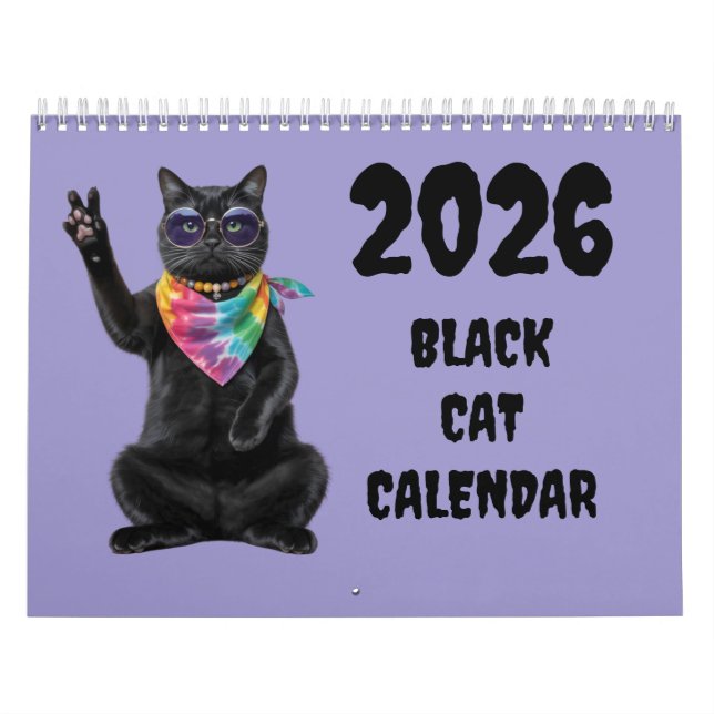 Black Cat Calendar (Cover)