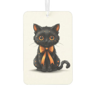 Black Cat Car Air Freshener