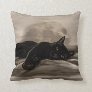 Black Cat chilling Cushion