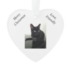 Black Cat Christmas Ornament