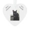 Black Cat Christmas Ornament