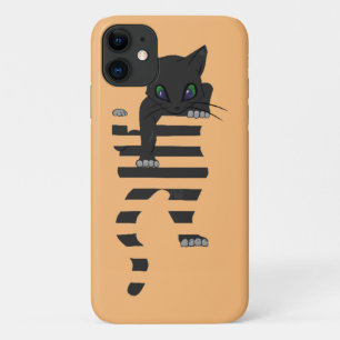 Black Cat Climbs Fit T-shirt Essential iPhone 11 Case