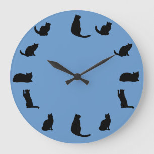 Black Cat Clock