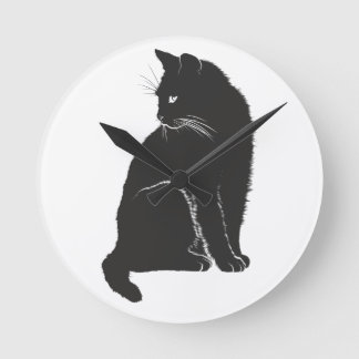 Black Cat Clock