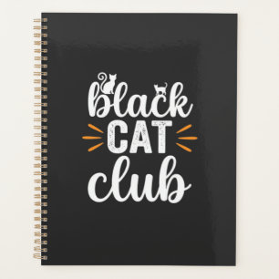 Black Cat Club Halloween Design Planner