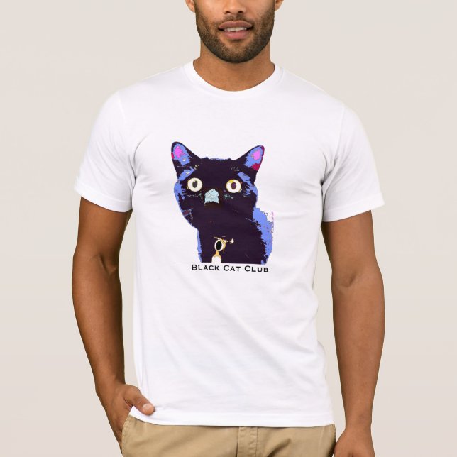 Black Cat Club t-shirt (Front)