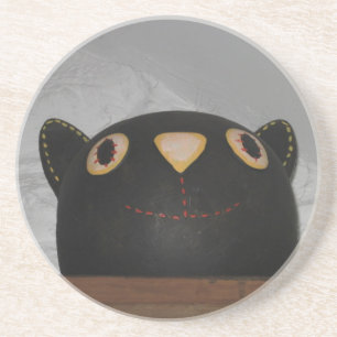 Black Cat Coaster