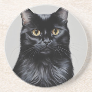 Black Cat Coaster