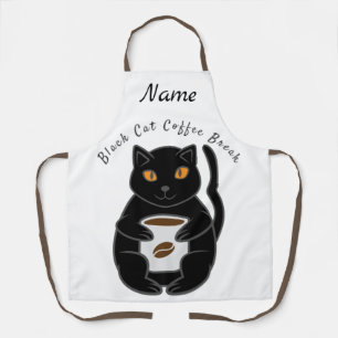 Black Cat Coffee Break Thunder_Cove  Apron