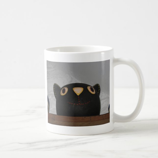 Black Cat Coffee Mug (Right)