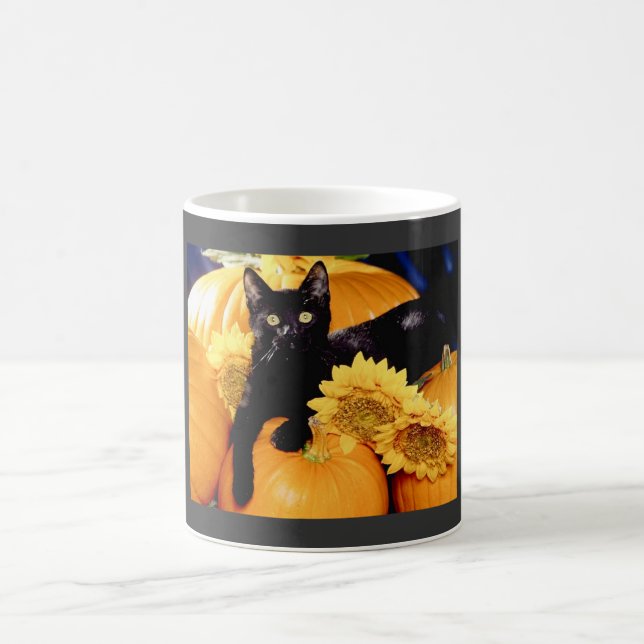 Black Cat Coffee Mug (Center)