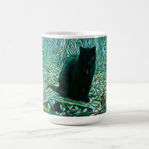 Black Cat   Coffee Mug