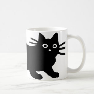 Black Cat   Cool Pet Kitty   Animal Lover's Coffee Mug