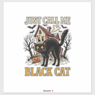 Black Cat Costume Haunted House Funny Halloween Sh