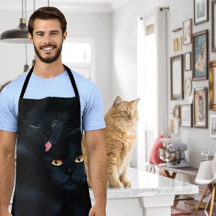Black Cat Cuddle Apron