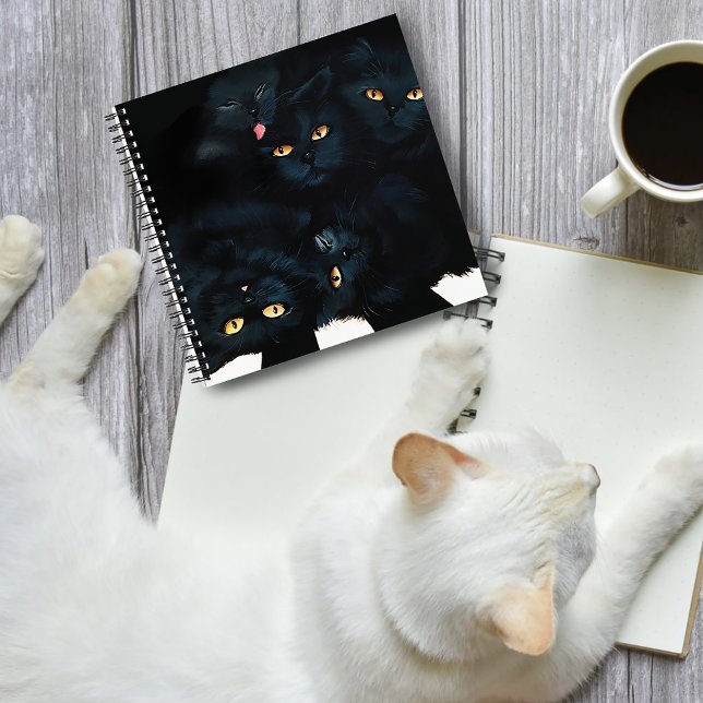 Black Cat Cuddle Notebook (Creator Uploaded)