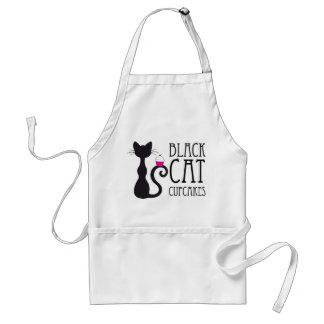 Black Cat Cupcakes Apron
