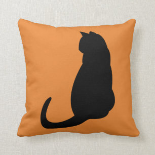 Black Cat Cushion