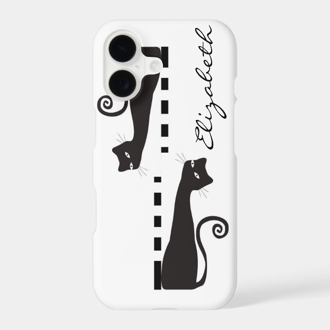 Black Cat Custom Monogram (Back)