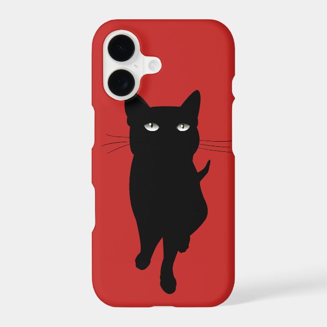 Black cat cute feline (Back)