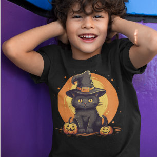 Black Cat Cute Halloween T-Shirt