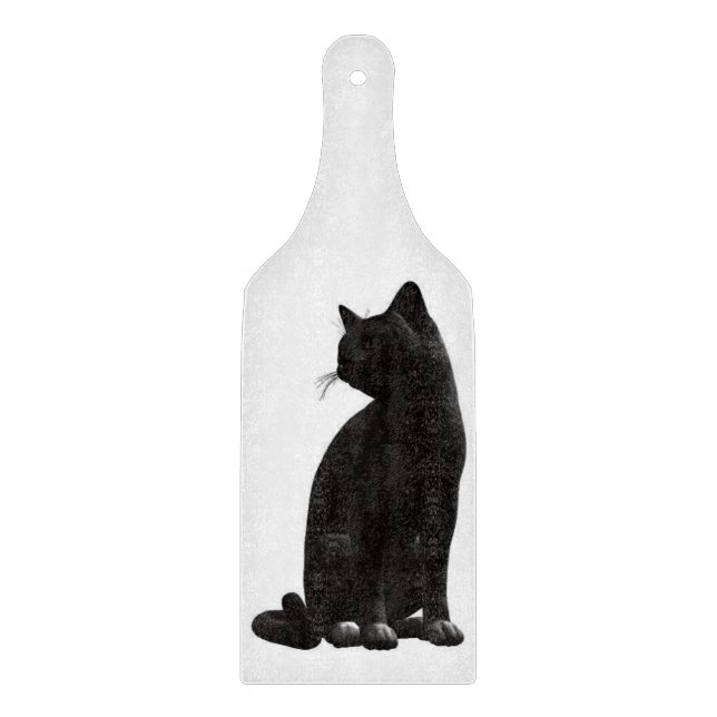 Black Cat Cutting Board (Front)