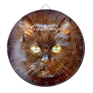 black cat dartboard