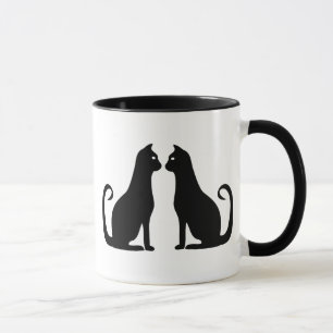 Black Cat Design Mug