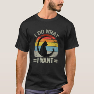 Black Cat Do What I Want Red Cup My Cat 1 T-Shirt