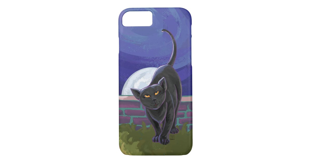 Black Cat Electronics CaseMate iPhone Case Zazzle