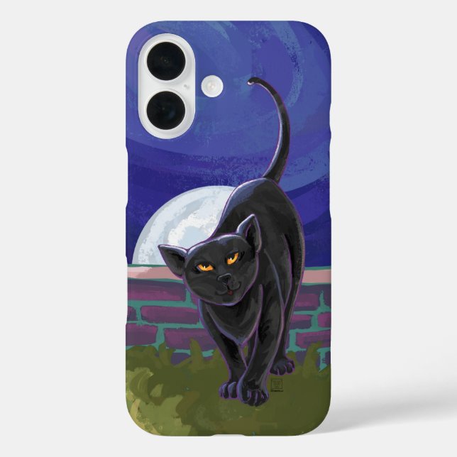 Black Cat Electronics Case-Mate iPhone Case (Back)