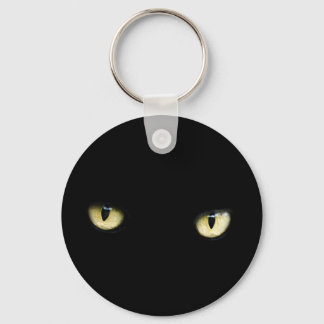 Black Cat Eyes | Cat Eye Macro Key Ring
