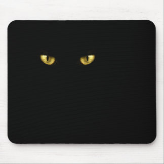 Black Cat Eyes Mousepad