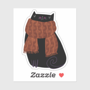 Black Cat Fall Season Halloween Spooky Cute