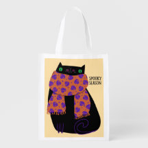 Black Cat Fall Season Halloween Spooky Cute