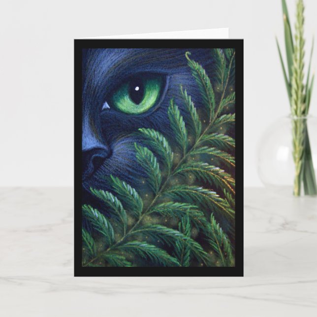 BLACK CAT & FERNS CUSTOMIZE Card (Front)