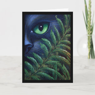 BLACK CAT & FERNS CUSTOMIZE Card