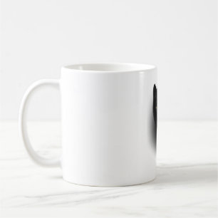 Black Cat Filing Nails Coffee Mug