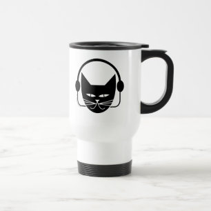 Black Cat FM Thermal Coffee Mug